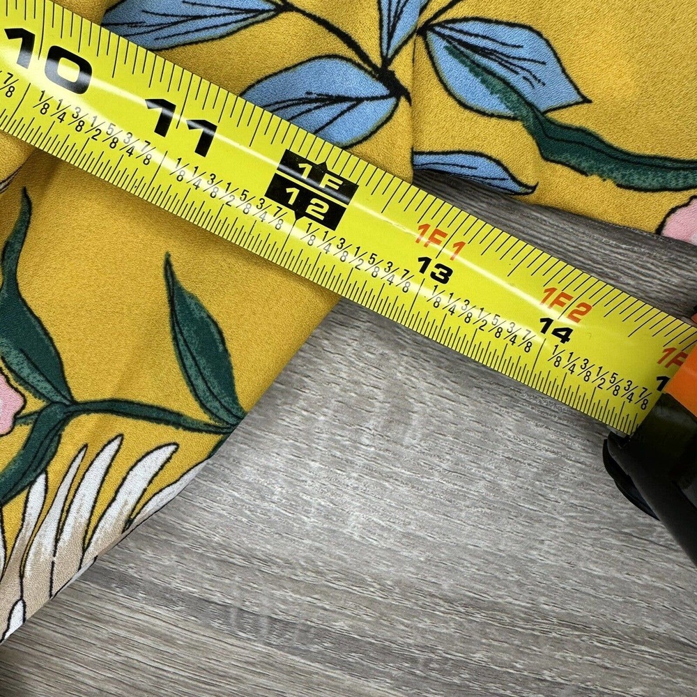FLYING TOMATO SIZE XS OFF SHOULDER JUMPSUIT ON GOLDENROD FLARE SLEEVES - Picture 11 of 11